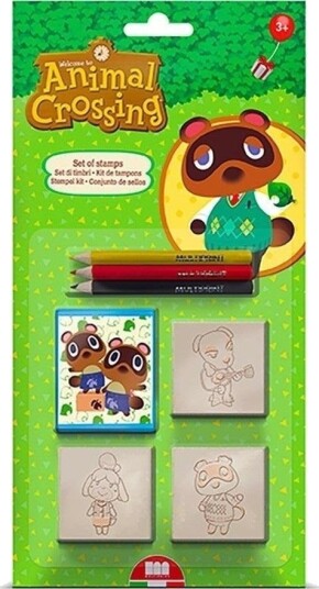 Multiprint Multiprint Stempler Animal Crossing Blister 3 Stk 031050 Multiprint