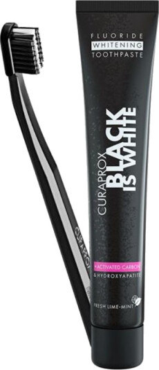 Curaprox Tannkrem Black Is White Set 90 ml
