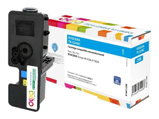 Owa K18011ow - Cyan - Kompatibel - Boks - Genprodusent - Tonerpatron Alternativ Til: Kyocera Tk-5240C - For Kyocera Ecosys M5526 P5026