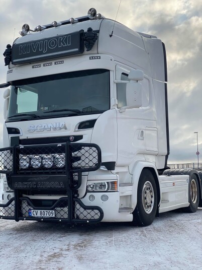 Original Scania 4/R series solskjerm markeringslampe Type lamp: LED Farge: Hvit