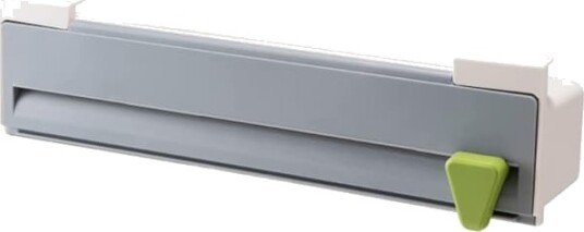 Plastpakningsdispenser 2 i 1 veggmontert matfilm kutter for folie/papir/bakepapir Kjøkkenflytende vev kutteenhet