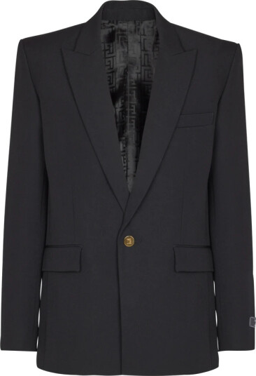 Balmain Herre Jakker Svart L, Balmain Herre Jakker Svart L,