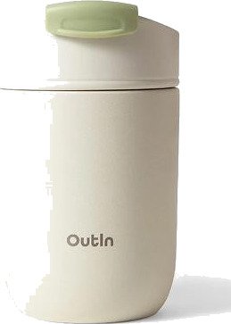 Outin Termokopp Travel Sand Hvit Cup