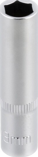 PELA 562166 Pipe Drivstørrelse, 1/4", 6-Kant, Lang 8 mm