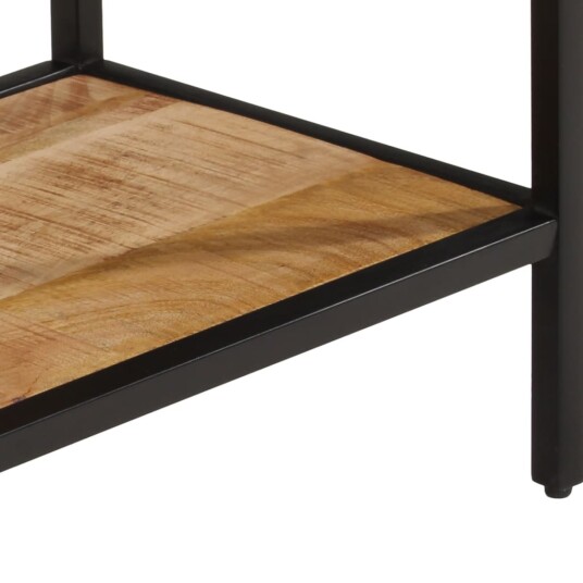 Konsollbord 100x35x70 cm grovt heltre mangotre 374073