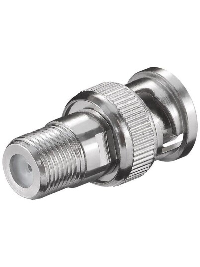 Pro F-adapter: F female > BNC male Pro F-adapter: F female > BNC male