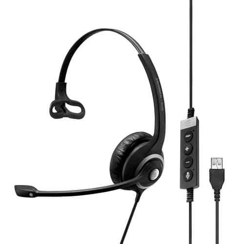 Epos Impact Sc230-ii Usb Ms Hodesett Usb-a Microsoft Teams, Skype For Business Mono Svart Epos Impact Sc230-ii Usb Ms Hodesett Usb-a Microsoft Teams, Skype For Business Mono Svart