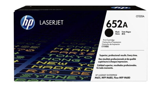 HP 652A / CF320A Black Toner - Laser toner Svart