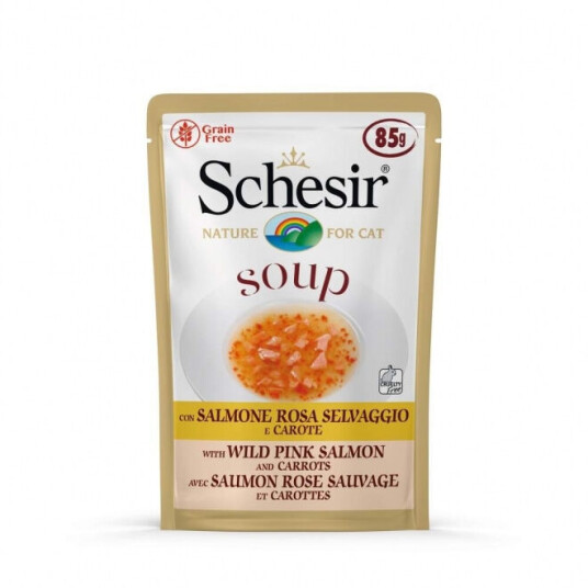 Schesir Soup Laks Med Gulrot 85 G