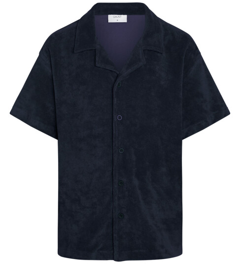 Grunt Skjorte   GRAugust Terry   Navy   Grunt   12 år (152)   Skjorte K/E   Blå