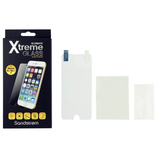 Sandstrøm Ultimate Xtreme Glass iPhone 6/7/8/SE Gen. 2/3 Sandstrøm Ultimate Xtreme Glass iPhone 6/7/8/SE Gen. 2/3