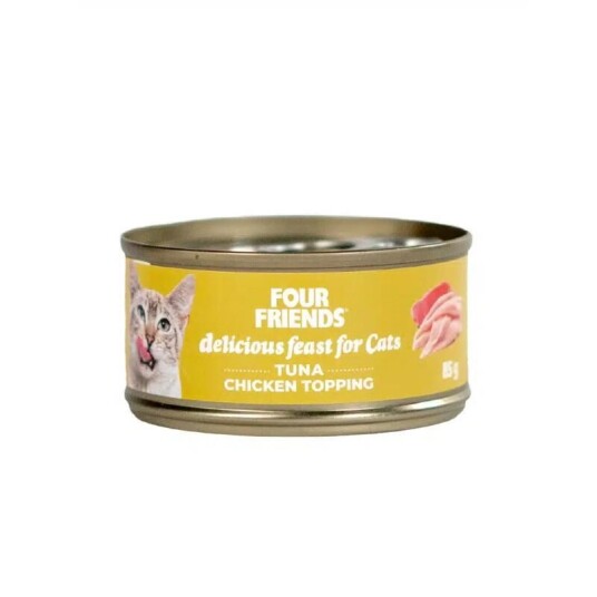 Four Friends Tuna & Chicken Våtfôr Til Katt 85 G