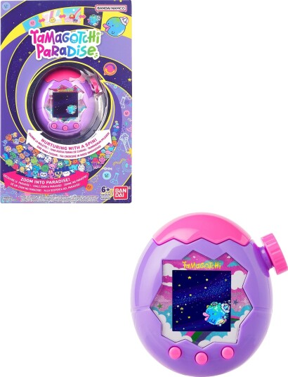Tamagotchi Paradise Purple Sky Spillkonsoll Tamagotchi Paradise Purple Sky Spillkonsoll