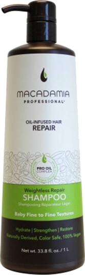 Macadamia Weightless Repair Shampoo 1000 ml
