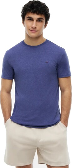 Tommy Jeans Tjm Xslim Jaspe Htr Tee Ext   Blue   M