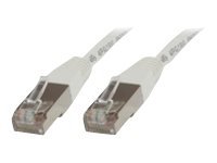 MicroConnect - Nettverkskabel - RJ-45 (hann) til RJ-45 (hann) - 5 m - skjermet, beskyttet tvunnet parkabel (STTP) - CAT 6 - halogenfri - hvit