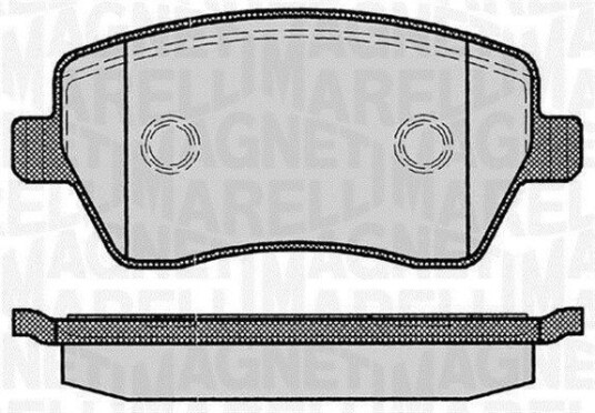 Bremseklosser MAGNETI MARELLI 363916060347 Bremseklosser MAGNETI MARELLI 363916060347