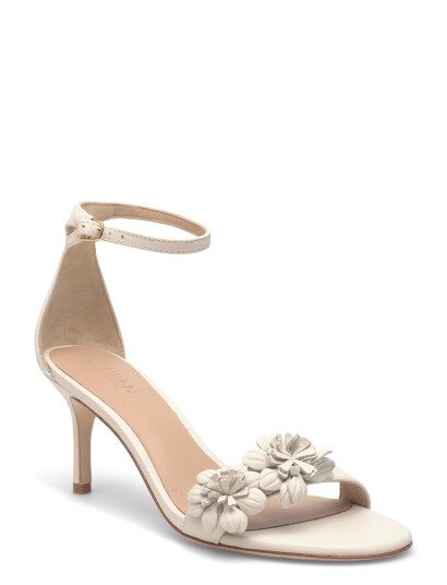 Lauren Ralph Lauren Soft Nappa Allie M Flwr Sn Hes White 42