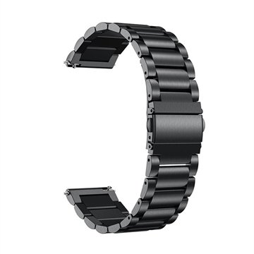Universell Smartklokke Rustfritt Stål Strap 22mm Svart
