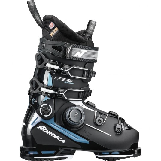 Nordica Speedmachine 3 BOA 95 W GW Skistøvler Dame Black/Light Blue/White 24,5