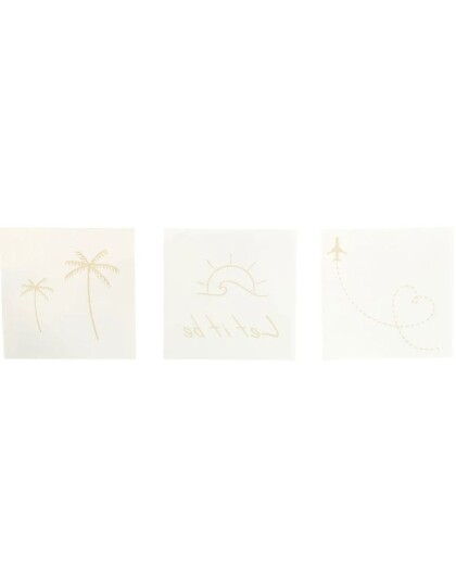 3 stk Fake Tattoo Summer Vibe 3 stk Fake Tattoo Summer Vibe