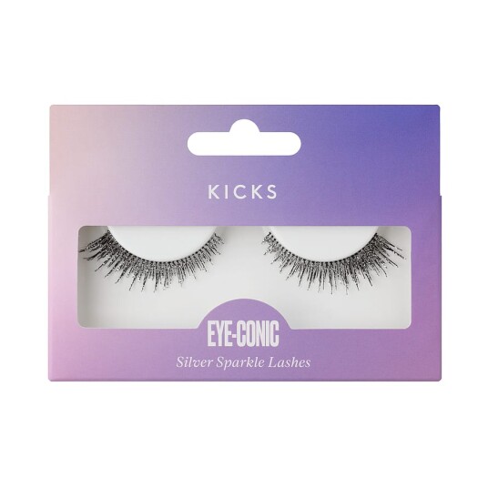 Eye Conic Silver Sparkle Lashes Silver Eye Conic Silver Sparkle Lashes Silver