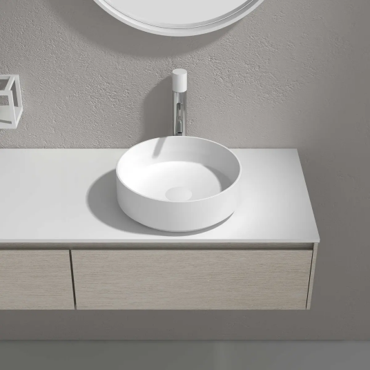 Bathlife Geist Toppmontert Servant 380x380x120 mm, Hvit Bathlife Geist Toppmontert Servant 380x380x120 mm, Hvit