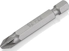 Bits PZ2 x 50 mm - 2 stk.