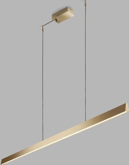 Hengelampe LIGHT POINT Edge Linear S1500 dimmbar Gull / Messing Arbeidsrom / kontor Aluminium Design 3.15 5 Gull / Messing