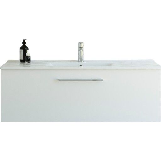 Dansani Mido+ møbelpakke 121x45,5 cm matt hvit Dansani Mido+ møbelpakke 121x45,5 cm matt hvit