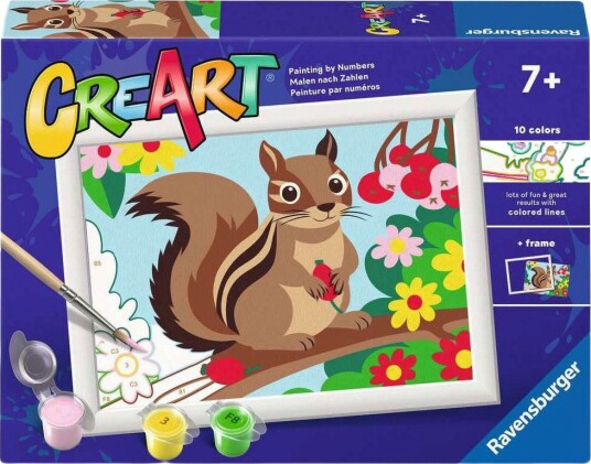 Ravensburger CreArt Mal etter nummer 7+ år Ekorn
