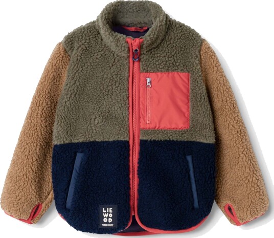 LIEWOOD Nolan Pilejakke Army brown multi mix 110