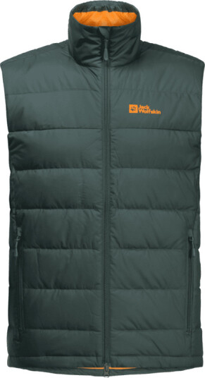 Jack Wolfskin Men's Ather Down Vest S , Black Olive