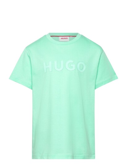 Hugo Kids Short Sleeves Tee Shirt Green 138 Hugo Kids Short Sleeves Tee Shirt Green 138