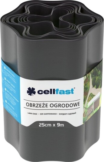 Cellfast Hagekant 25Cm X 9M Cellfast Grafitt