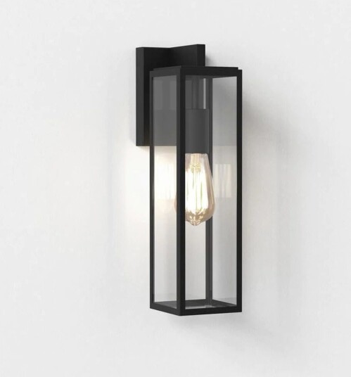 Astro Lighting Harvard Lantern vegglampe utendørs IP44 - Svart Astro Lighting Harvard Lantern vegglampe utendørs IP44 - Svart