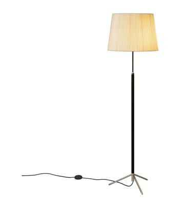 Santa & Cole Salon Pie G1 Naturlig/Krom Gulvlampe Santa & Cole Salon Pie G1 Naturlig/Krom Gulvlampe