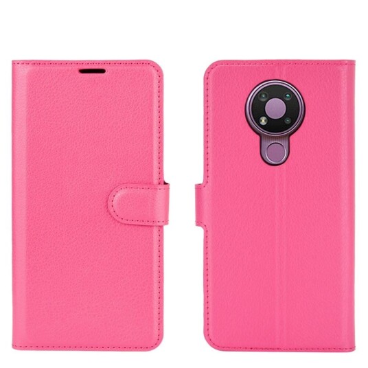 INCOVER Nokia 3.4 Klassisk PU Skinndeksel m. Lommebok - Rosa