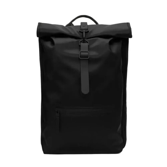 Rains Rolltop Rucksack W3 - Black - ONE SIZE Rains Rolltop Rucksack W3 - Black - ONE SIZE