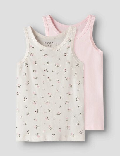 Name It Nmftank Top 2P Jet Stream Flower Noos Cream 116 Name It Nmftank Top 2P Jet Stream Flower Noos Cream 116
