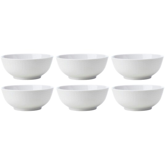 Rörstrand Swedish Grace Skål 30 cl 6 pk Snow White