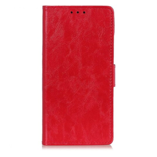 INCOVER Huawei Honor 9X Lite Nøytralt PU Skinndeksel m. Lommebok Rød