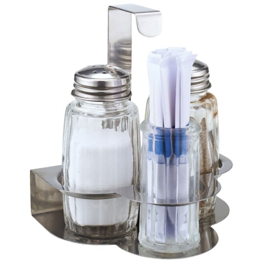 PULSIVA Krydderstativ Tardo; 5 cl 10x10.3x8 cm BxHxD; Transparent/Sølvfarge; 6 Sett / Forpakning PULSIVA Krydderstativ Tardo; 5 cl 10x10.3x8 cm BxHxD; Transparent/Sølvfarge; 6 Sett / Forpakning