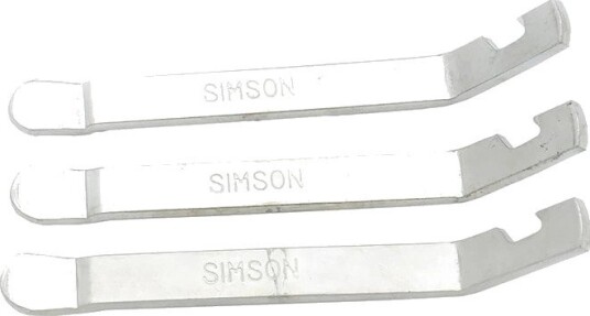 Dekkspaker Simson Metall 3 stk for aluminiumsfelger Dekkspaker Simson Metall 3 stk for aluminiumsfelger