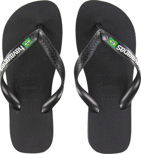 Havaianas Kids" Brazil Logo Black/black 29/30 Havaianas Kids" Brazil Logo Black/black 29/30