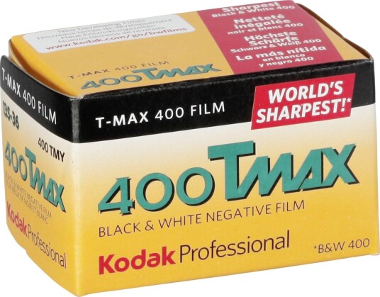 Kodak T-Max 400 Sort/hvitt 35mm film (135/36)