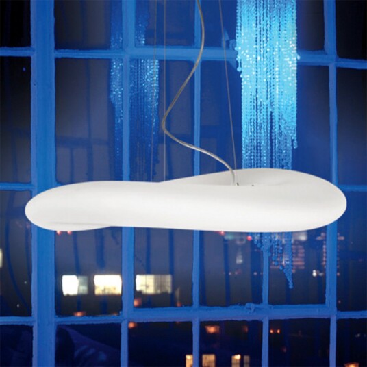 Stilnovo Mr. Magoo LED hengelampe DALI 76 cm Stue 13 Hvit