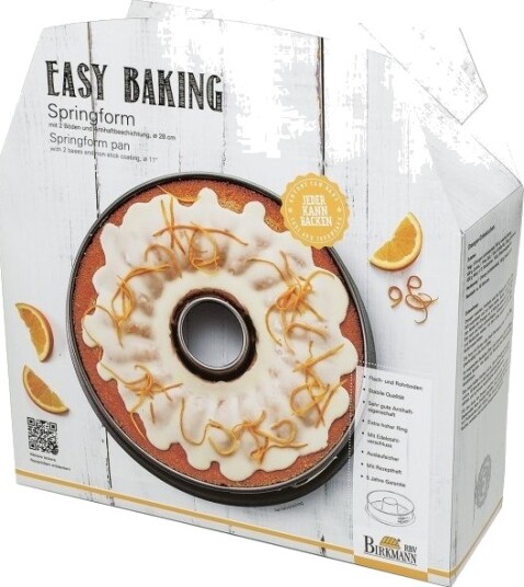 Rbv Birkmann 881051 Springform Rund 3,5 L Svart 280 Mm 280 Mm