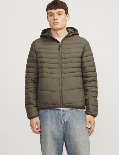 Jack & Jones Jjestate Packable Puffer Hood Noos - Green - XL Jack & Jones Jjestate Packable Puffer Hood Noos - Green - XL