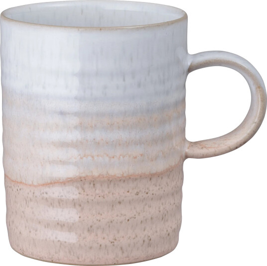 Denby Kiln Coral rillet krus Koral beige Ø8 cm